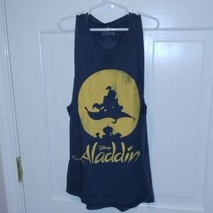 Woman's size small Disney Aladdin razor back tank top
